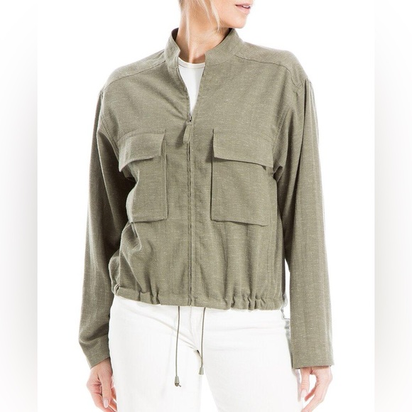 Max Studio Jackets & Blazers - Max Studio Women’s Linen-Blend Jacket Size M
